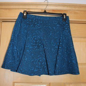 Blue Skater Skirt